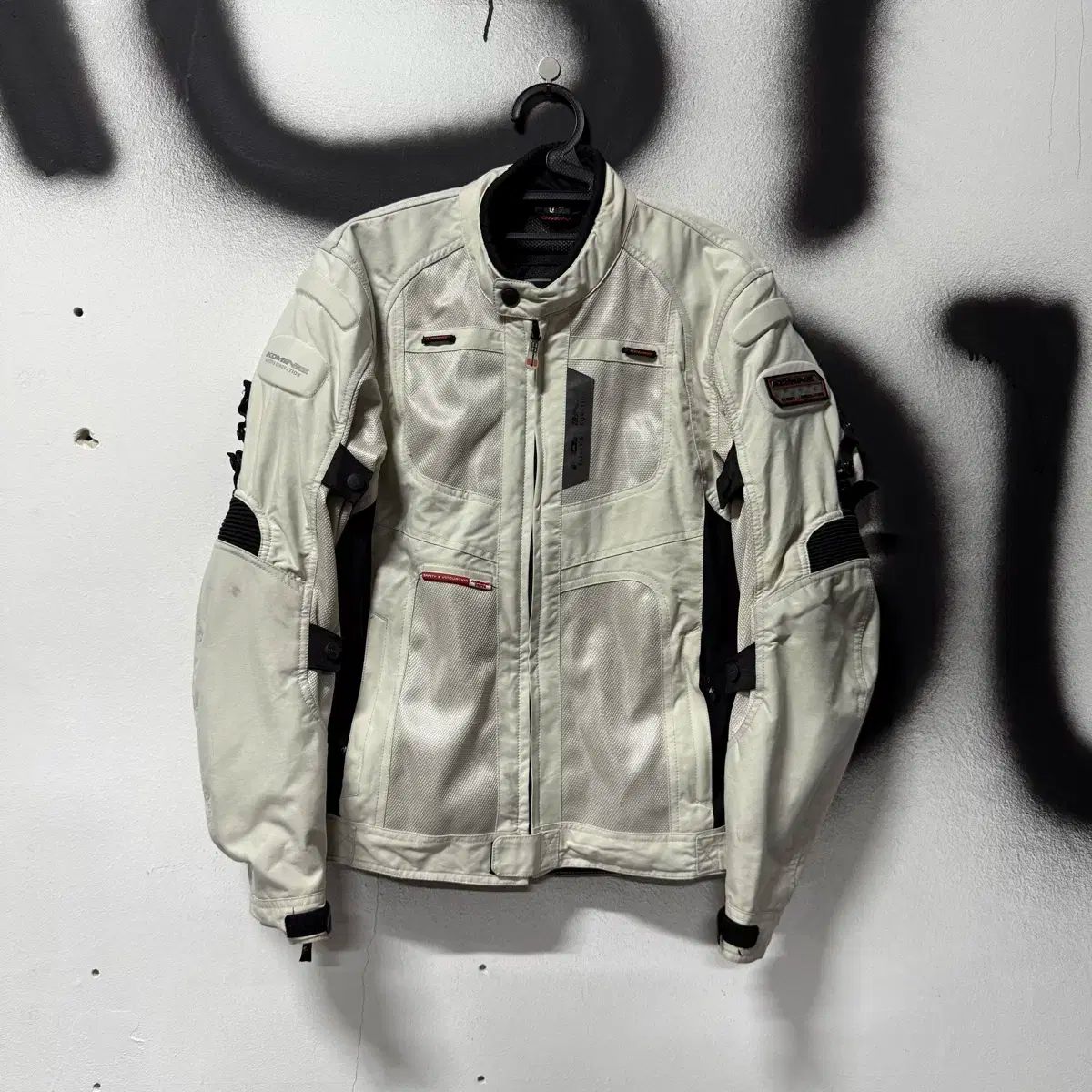 Komine メッシュ ディテール バイカラー ライディング ギア レーシング ジャケット