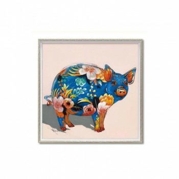 オイル ペイント アート「ペイント ピッグ」 Mサイズ OP-18046