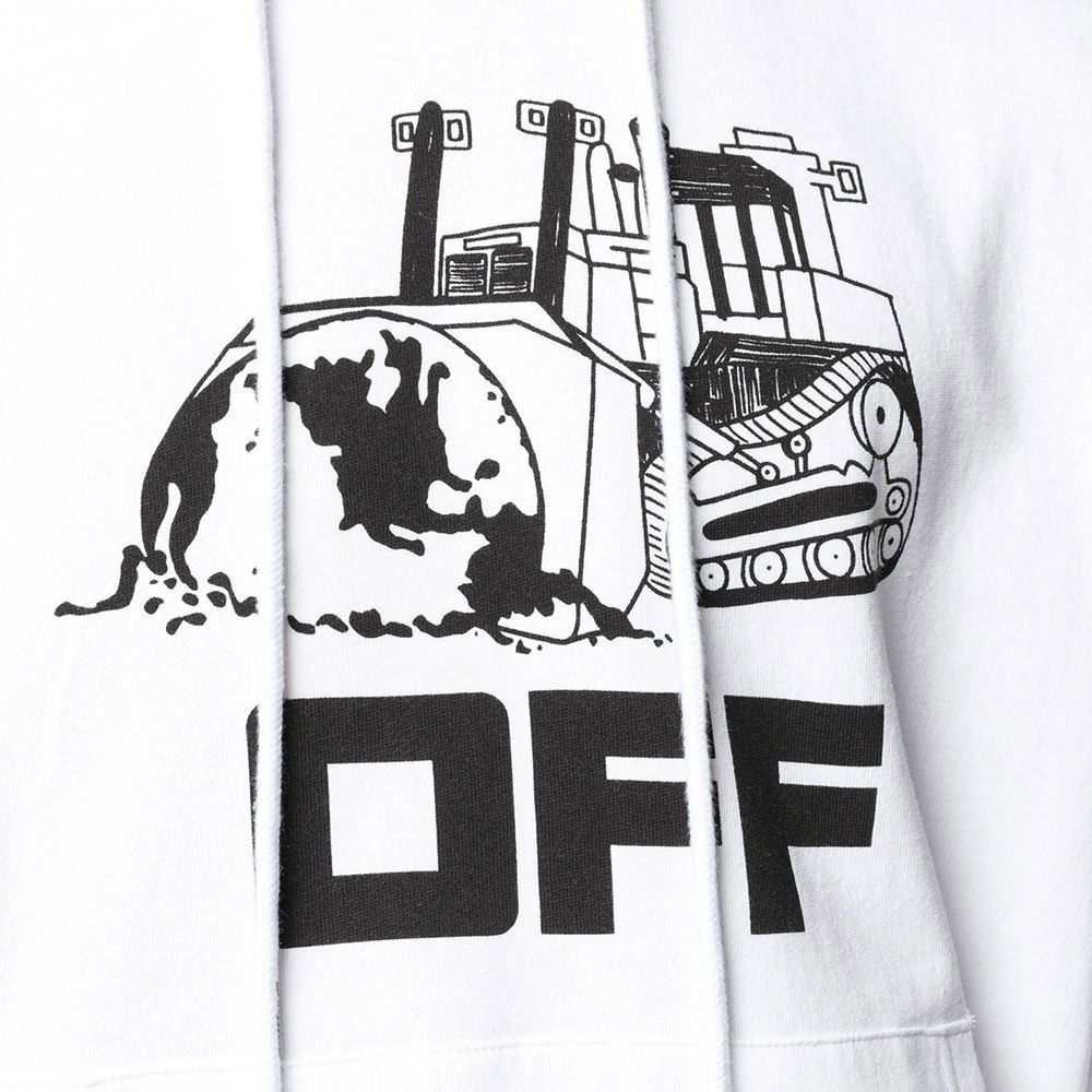 ［関税送料込］OFF-WHITE/オフホワイト プリントプルオーバー off-white オフホワイト パーカー プルオーバー 新品 - メルカリ
