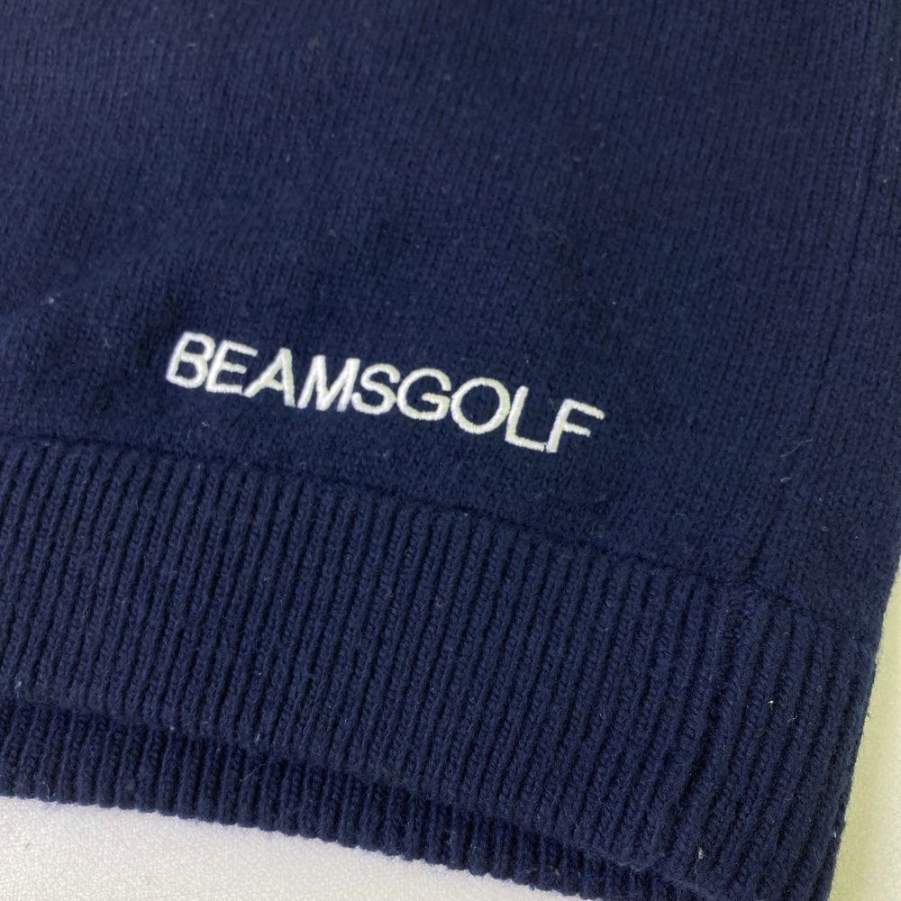 サイズ：M BEAMS GOLF ビームスゴルフ フード付 ニットセーター