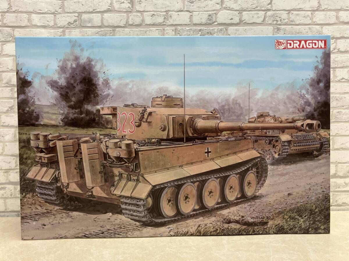 未開封品 プラモデル ドラゴンモデルズ 1|35 WW.Ⅱ ドイツ軍 ティｰガｰⅠ 初期生産型 オクセンコップフ作戦 1943 マジックトラック