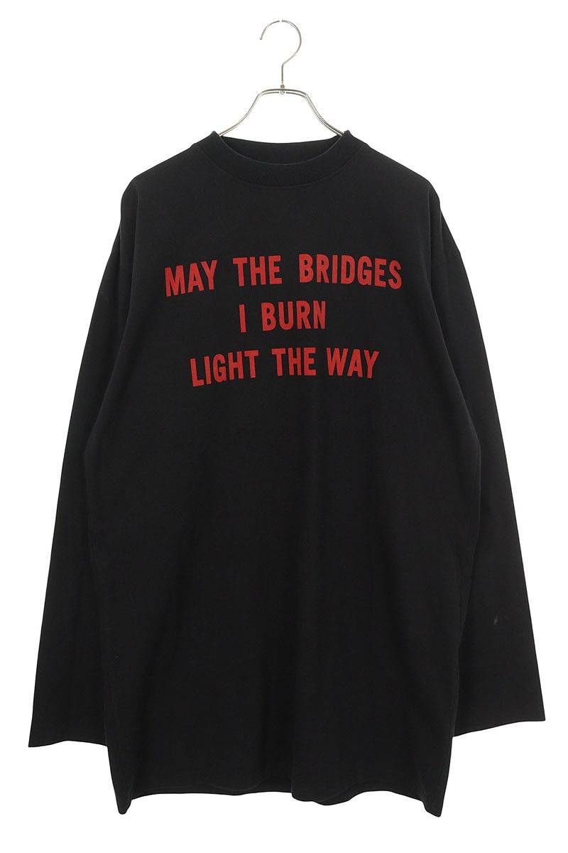 ヴェトモン 16AW MH17TP27 フロントプリントロング丈長袖カットソー メンズ S