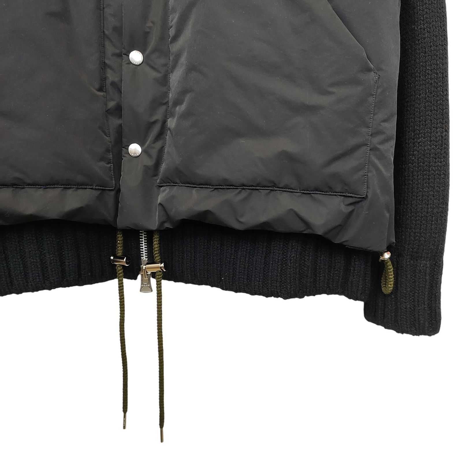 sacai サカイ 22SS パデッドベスト ドッキング ニット ジャケット 22