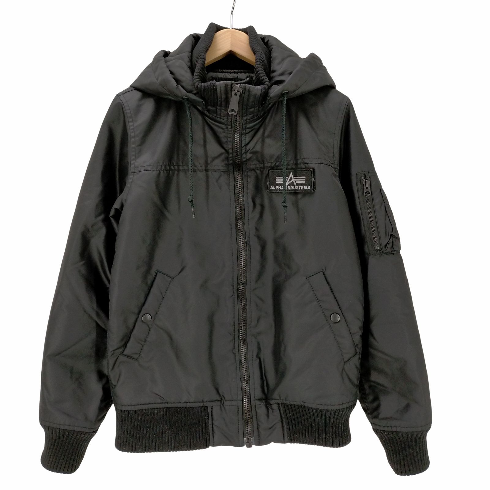 <完売品>アルファインダストリーズ　フーデッドリブジャケット 楽天市場】アルファインダストリーズ ALPHA INDUSTRIES フーデッド