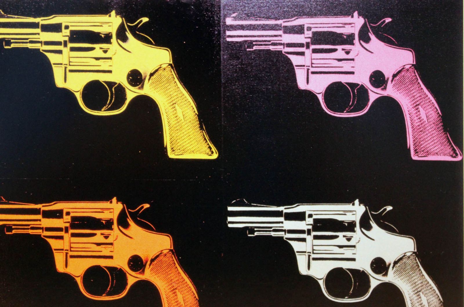 gun銃アメリカ製アンディーウォーホールandy warhol ポスター
