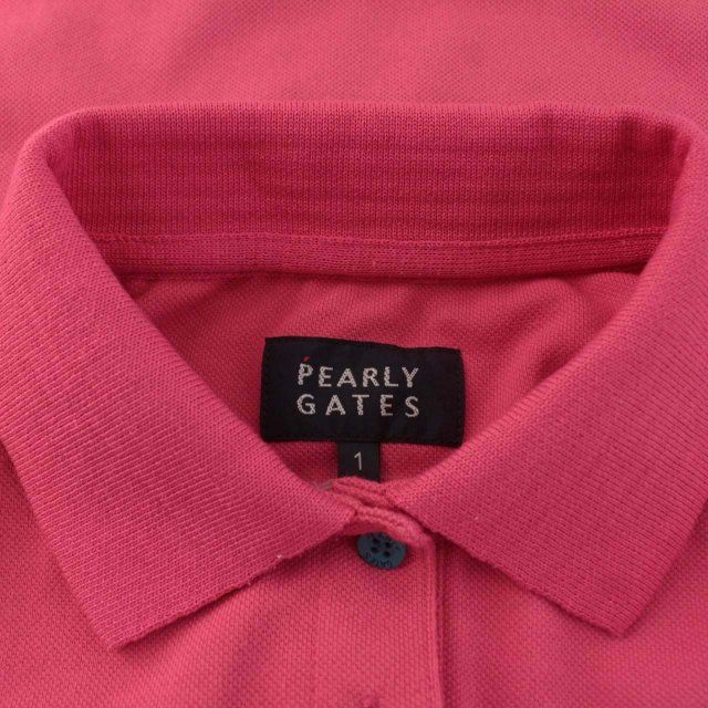 パーリーゲイツ PEARLY GATES 20SS ポロシャツ ワッペン ロゴ