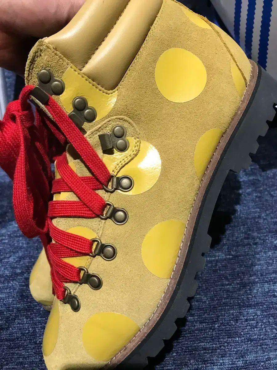 ドット柄 ブーツ