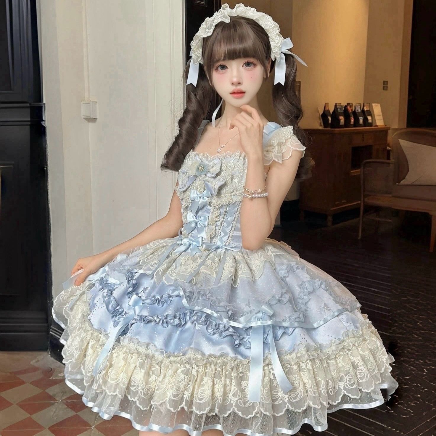 ドレス コスプレ lolita オリジナル 洋服 jsk ロリータ