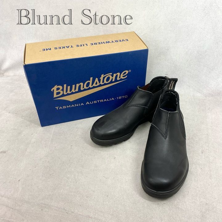 Blund stone ブランドストーン ORIGINALS LOW CUT BS2039009 ローカット ブーツ スリッポン シューズ UK8 ブラック き メンズ 靴