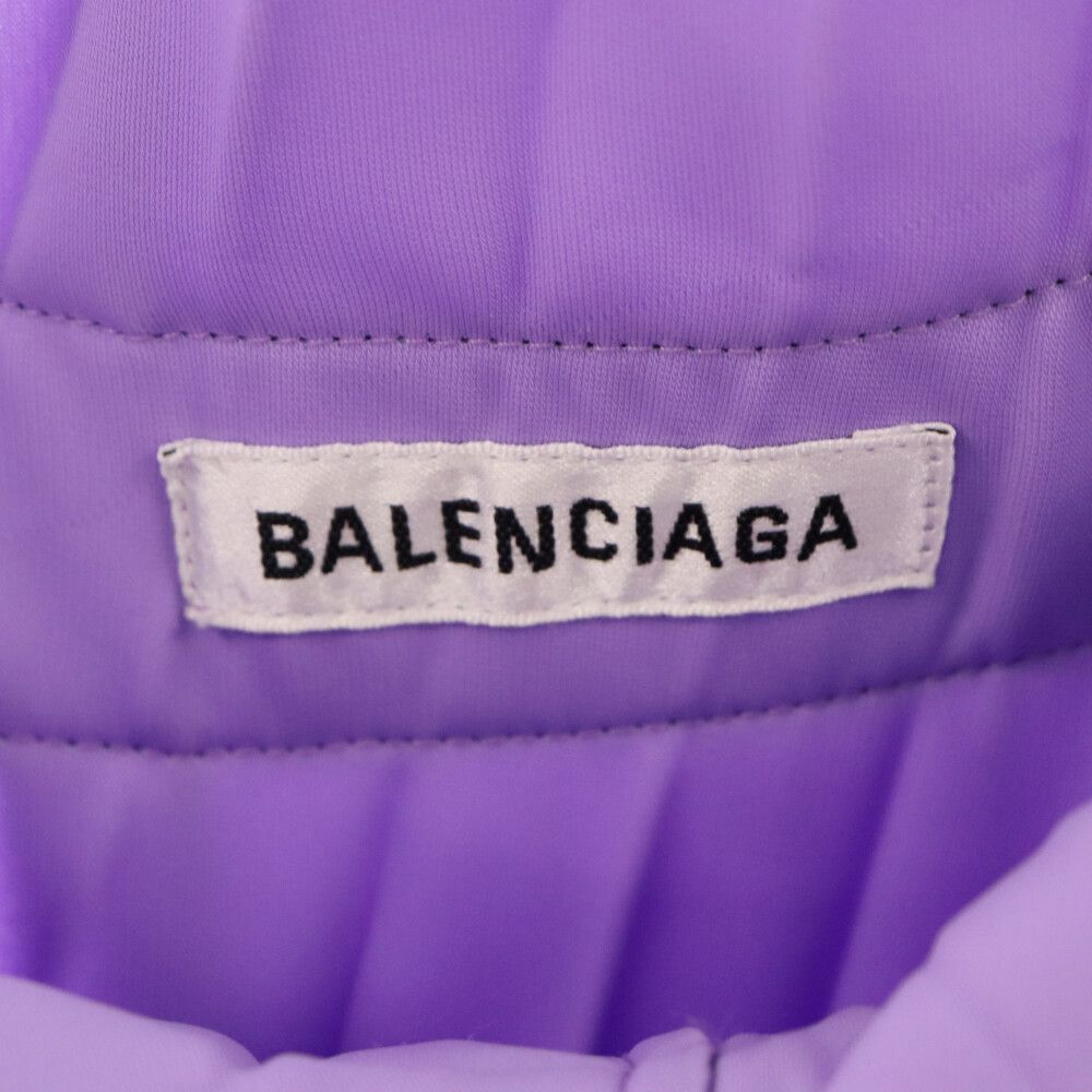 BALENCIAGA (バレンシアガ) サイドジップ ロゴ プリーツ 