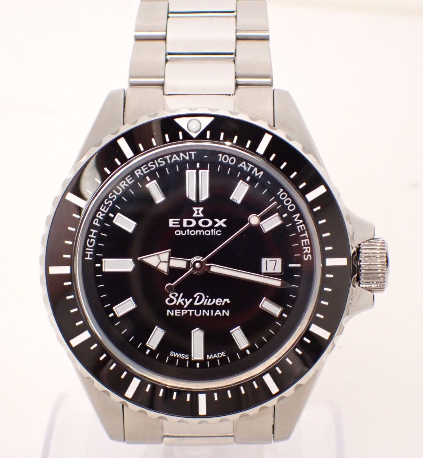 EDOX エドックス ネプチュニアン AT/SS ダイバーズウォッチ 腕時計