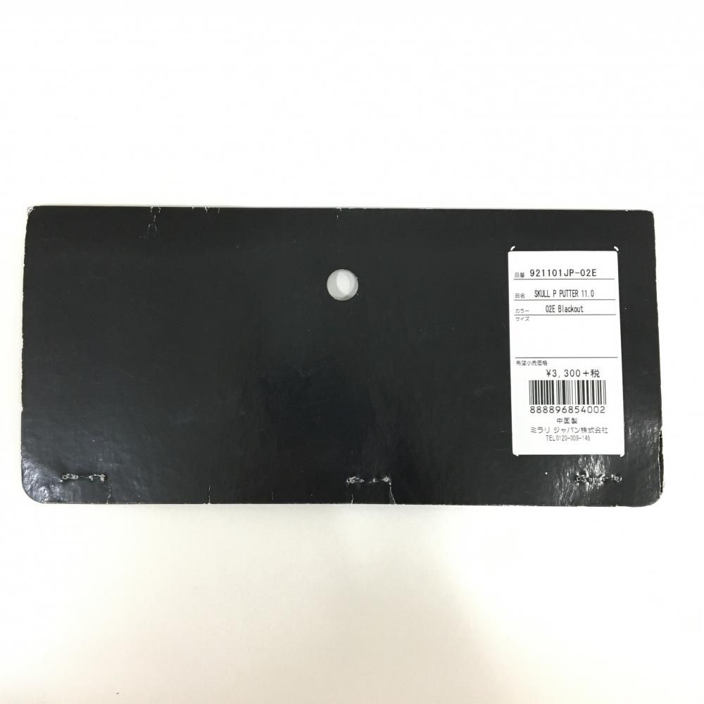 新品オークリー パターカバー 黒 ピン型 スカル ヘッドカバーゴルフ