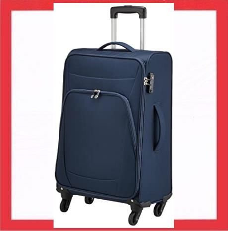 ブルー [ジェットエージ] スーツケース ソフトキャリー 66 cm - メルカリ