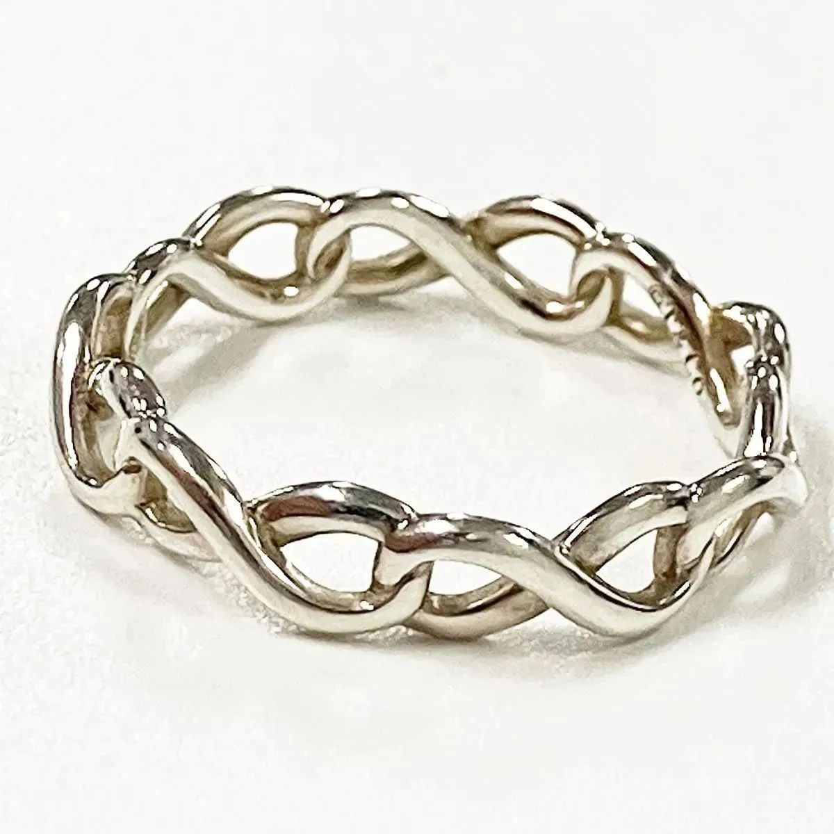 Tiffany & Co. インフィニティナローバンドリング　シルバーリング Tiffany】インフィニティ Infinity◇ナロー バンド リング (Tiffany