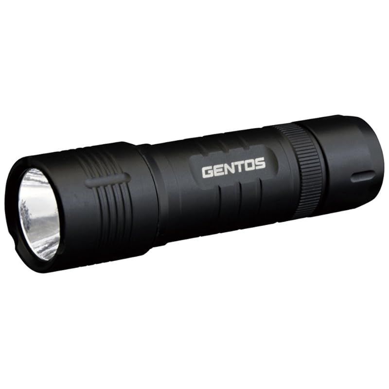 【新着商品】GENTOS(ジェントス) LED 懐中電灯 【明るさ120ルーメン/実用点灯8時間/防滴】 単4形電池3本使用 シンプルu0026ベーシック DM-043B ANSI規格準拠 0