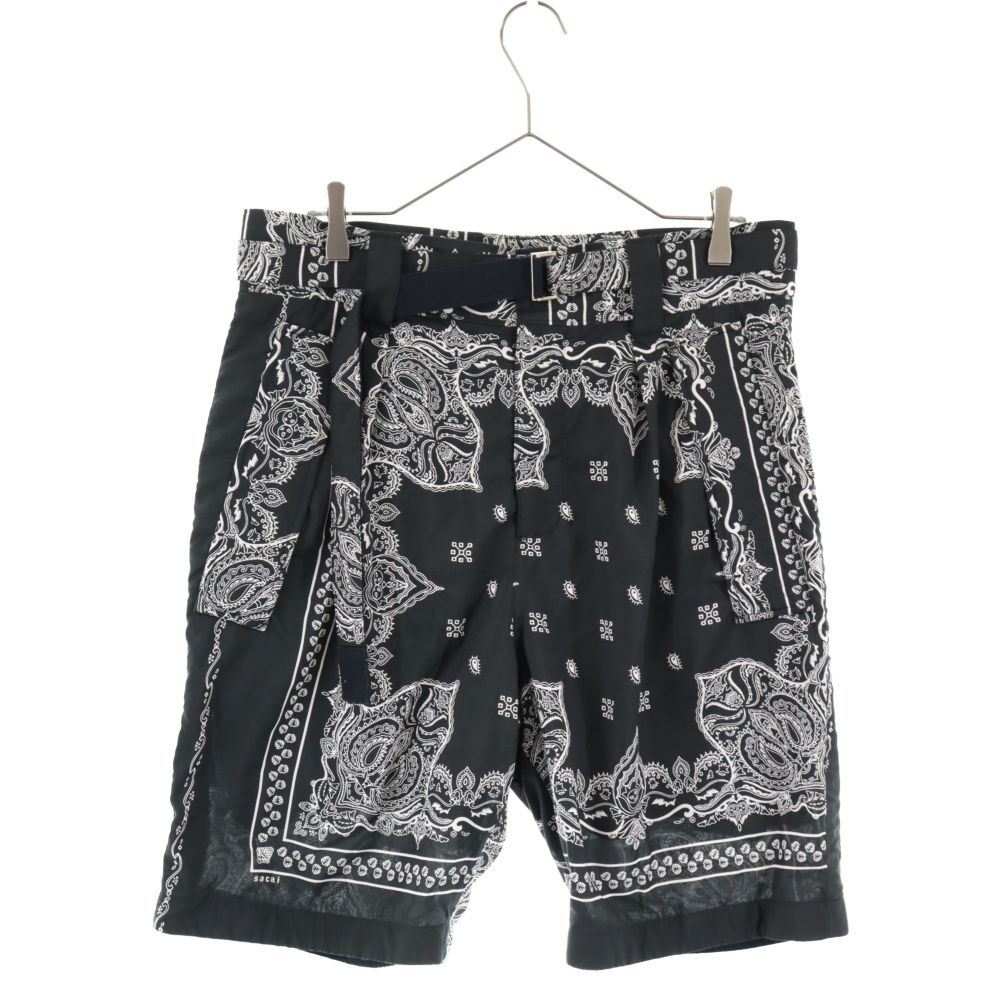 Sacai (サカイ) Bandana Printed Shorts バンダナプリントショーツ ショートパンツ ハーフパンツ 19-01914M -  メルカリ