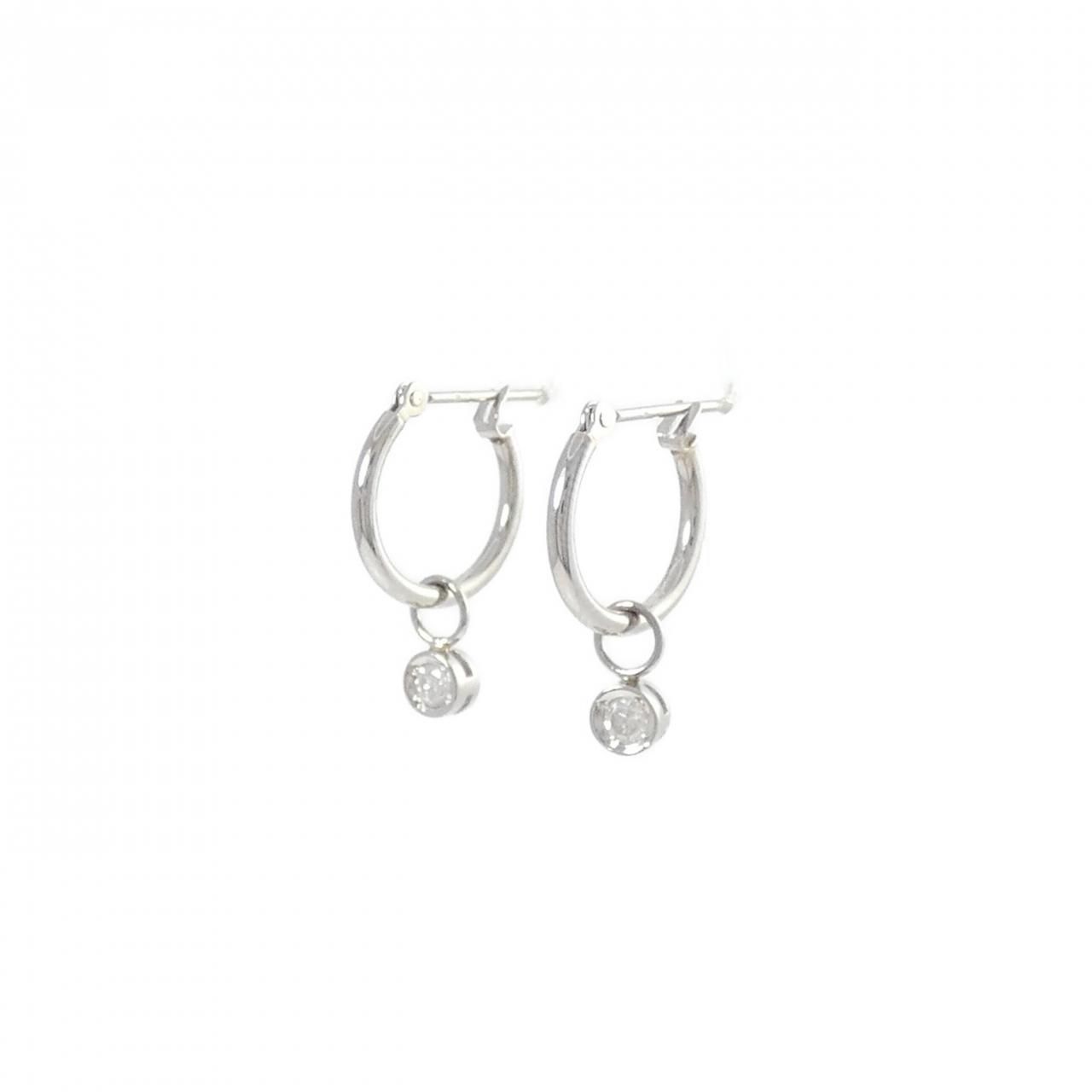 レディースジュエリーPT900 ダイヤモンド ピアス 0.60ct 6本爪タイプ 婚約指輪 安い プラチナ ダイヤモンド 0.5カラット 鑑定書付
