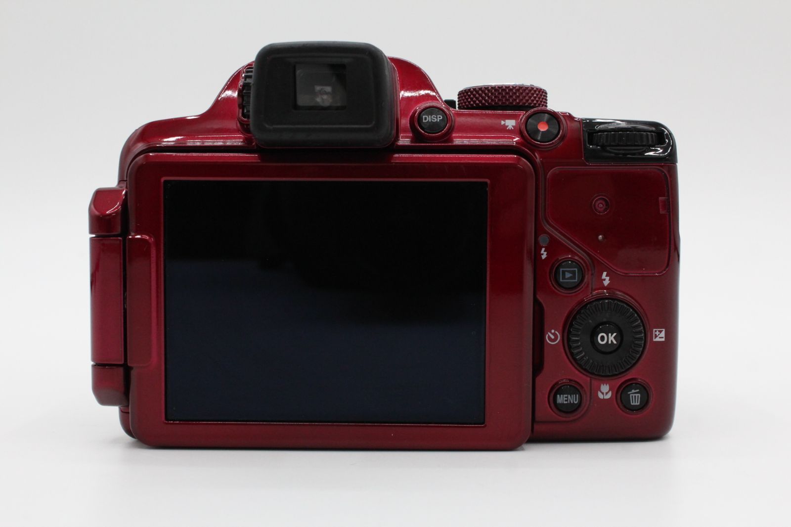 ＜＜新品バッテリー＆新品充電器（社外品）付き！＞＞【良品】NIKON ニコン デジタルカメラ COOLPIX P520 光学42倍 レッド #LE2025184