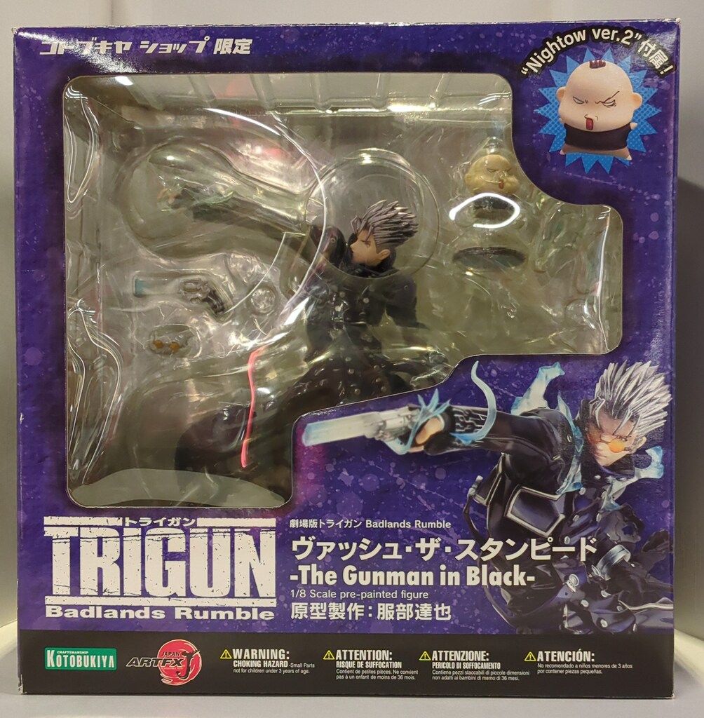 コトブキヤ ARTFX J/劇場版トライガン Badlands Rumble ヴァッシュ・ザ・スタンピード -The Gunman in Black- WF限定ヘッド付き PVC