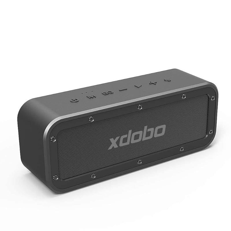 【新着商品】XDOBO ステレオ 重低音DSP技術搭載 防水 IP67 内蔵マイク ブルートゥーススピーカー デュアルパッシブラジエーター ワイヤレススピーカー Bluetoothスピーカー スマホスピーカー 50w 大音量 15時間連続再生 イコライザ設定可
