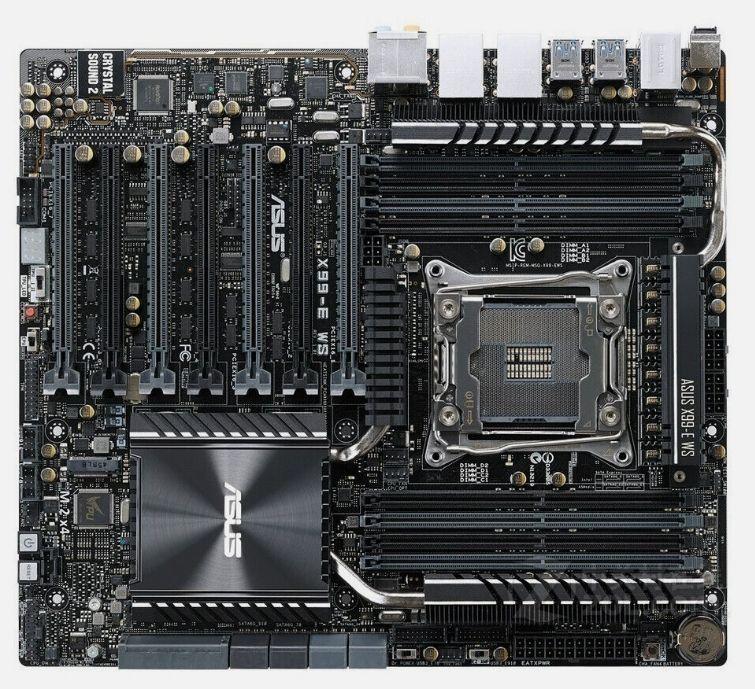 ASUS X99-E WS LGA2011-V3 8 DDR4 128G X100 E-ATX Motherboard