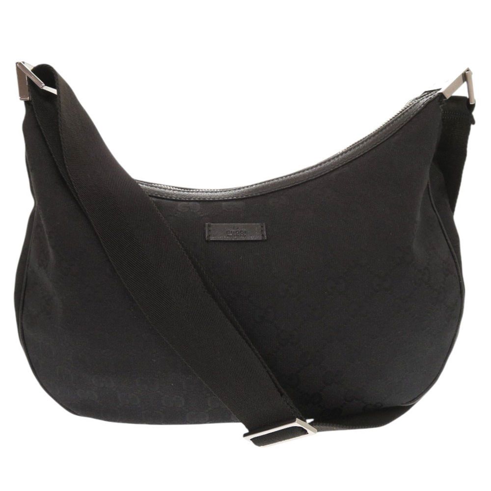 グッチ 122790 GGキャンバス ブラック ショルダーバッグ 黒 0386 GUCCI