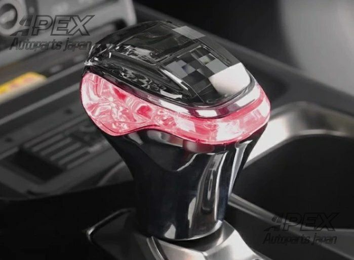 レクサス NX260 RX350h 500h 450h 2025 LED 水晶 シフトノブ 1個 7色切替式 ZYP30 BRIGHTFACE_UK