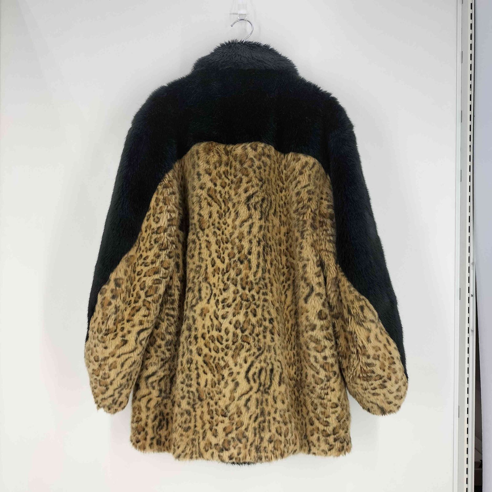ジャケット・アウター FACETASM 21AW LEOPARD FAUX FUR PEA COAT ファセッタズム FACETASM LEOPARD FAUX FUR PEA COAT レオパード