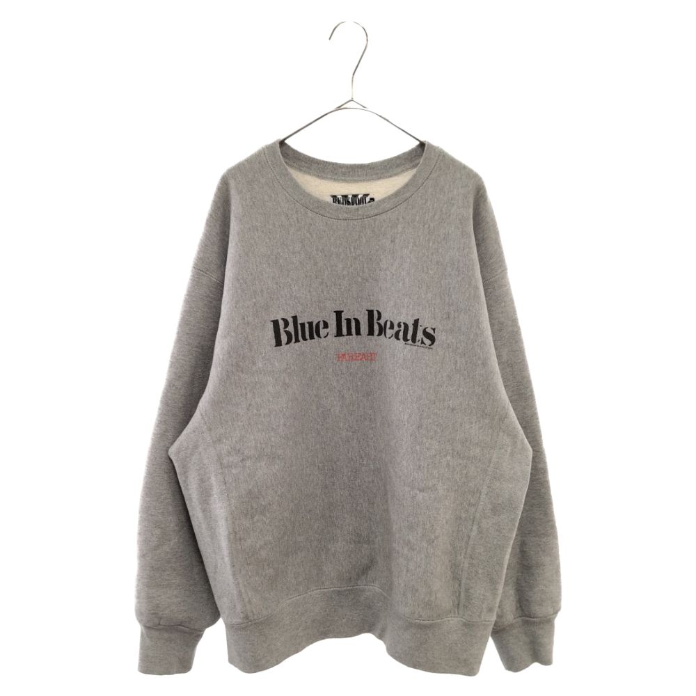 BUDSPOOL バッズプール BLUE IN BEATS HEAVY WEIGHT SWEAT SHIRT