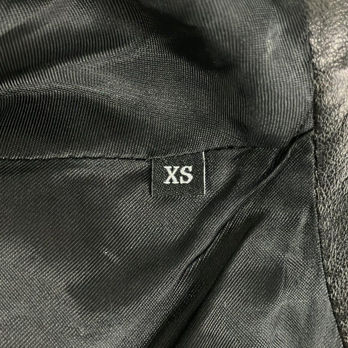 黒 長袖|ラムスキン|シングル|中綿|ジップアップ|秋|冬