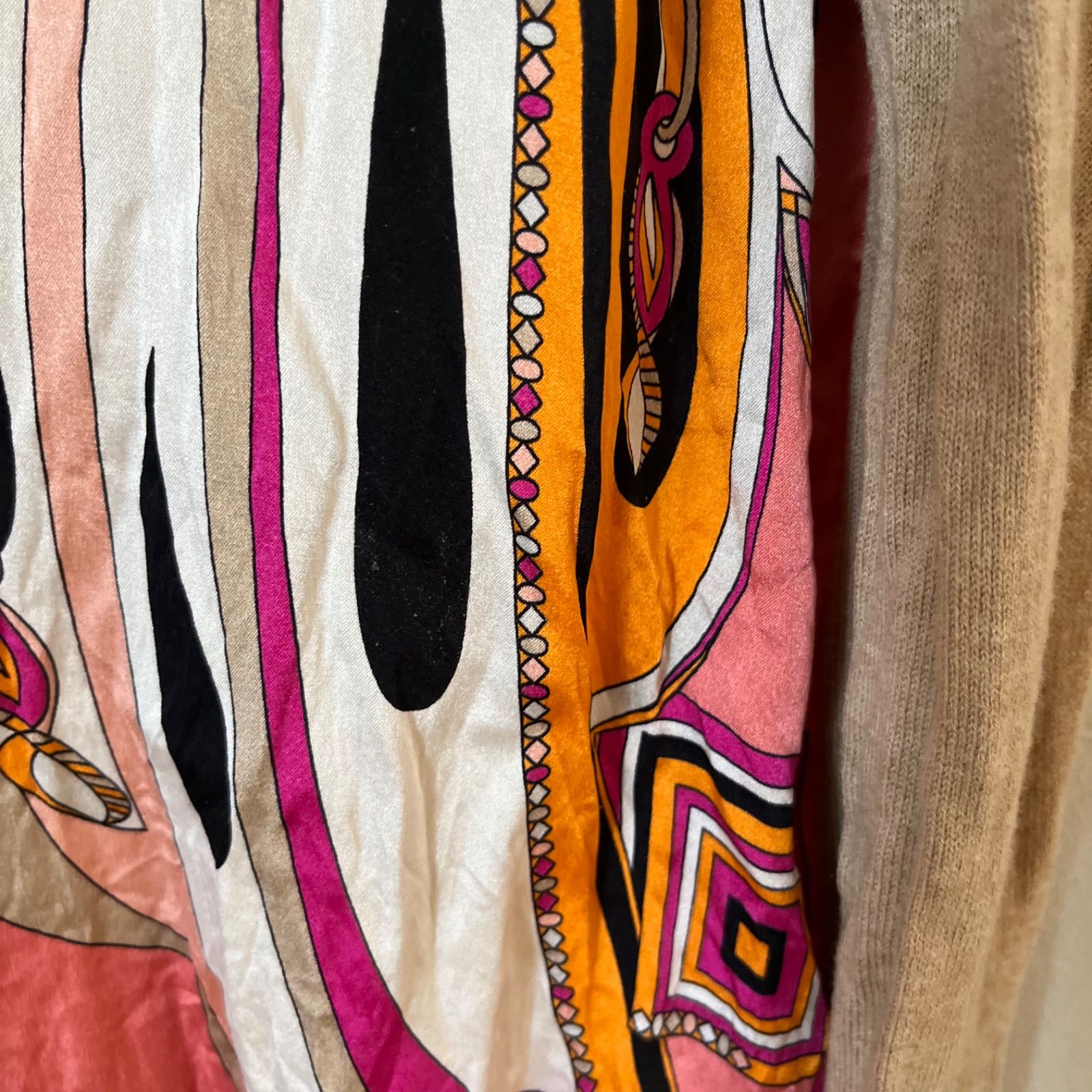 z856 EMILIO PUCCI エミリオプッチ ニット カーディガン シルク 