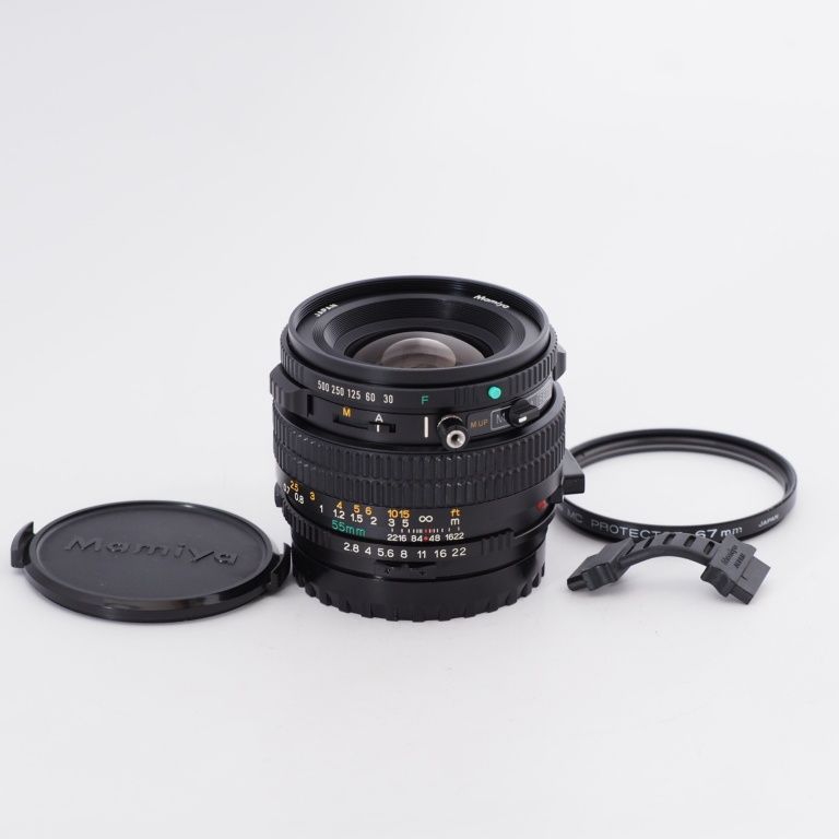 Mamiya マミヤ A 55mm F2.8 N/L MF Lens 中判用 単焦点 レンズ / M645 