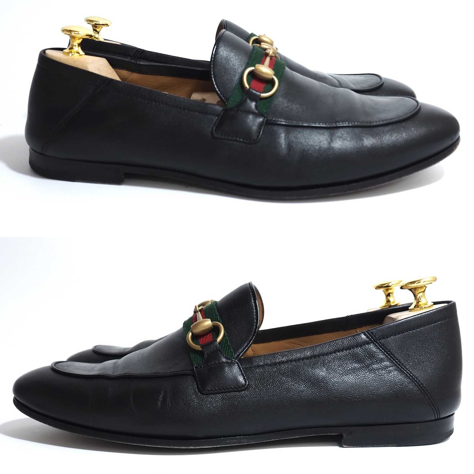 gucci ローファー シェリーライン　革靴 グッチ GUCCI シェリーライン レザー ホースビット ローファー 8
