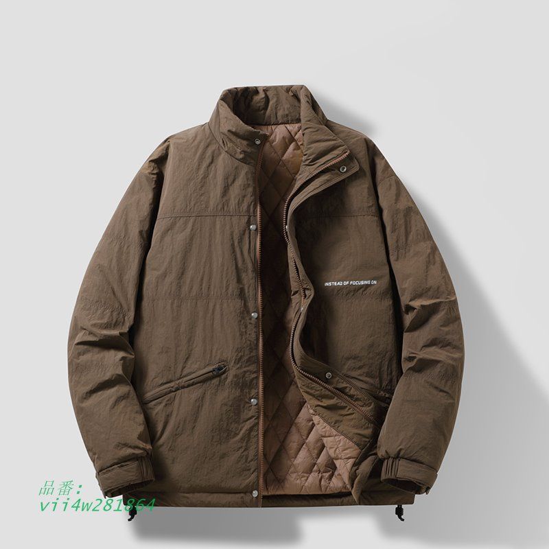 ブルゾン 中綿ジャケット メンズ 防風 大きい 立ち襟 ユニセックス 20代 防寒着 保温 冬服 秋服 アウター おしゃれ 冬服 男女兼用 アウトドア vii4w281864