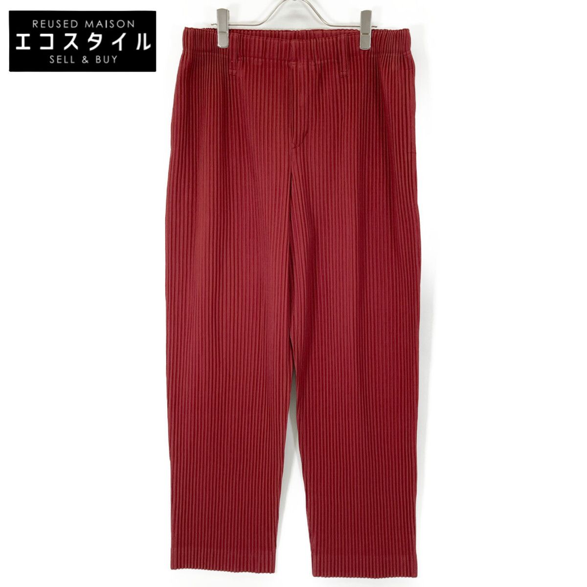 HOMME PLISSE ISSEY MIYAKE オムプリッセ イッセイミヤケ HP63JF205 ﾎﾞﾙﾄﾞｰ ｽﾄﾚｰﾄﾊﾟﾝﾂ 3