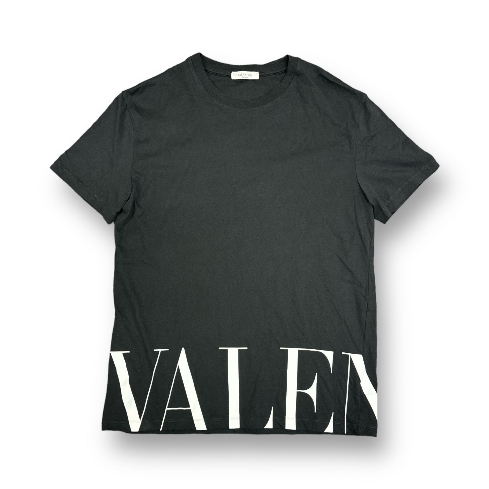 国内正規 VALENTINO リブロゴプリントTシャツ カットソー 半袖 