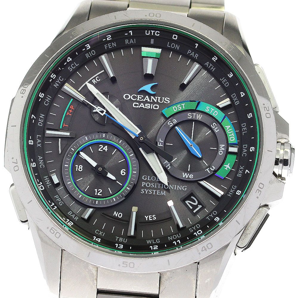 カシオ CASIO OCW-G1000B-1A2JF オシアナス GPS ソーラー電波 メンズ箱