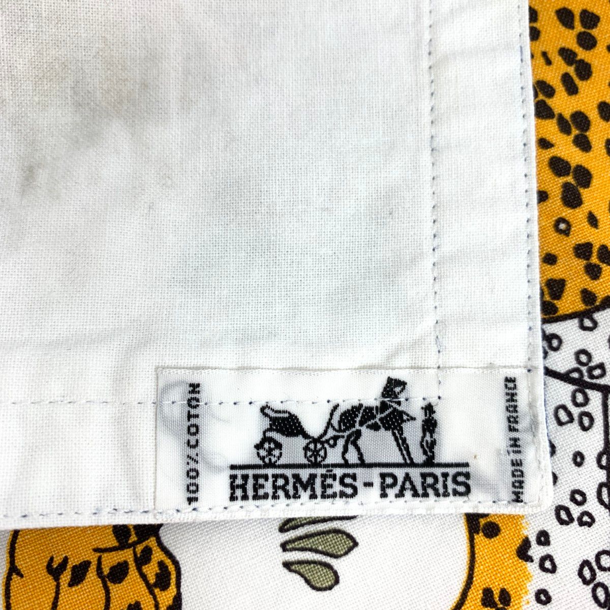 HERMES エルメス ランチョンマット レオパード柄/ヴィンテージ