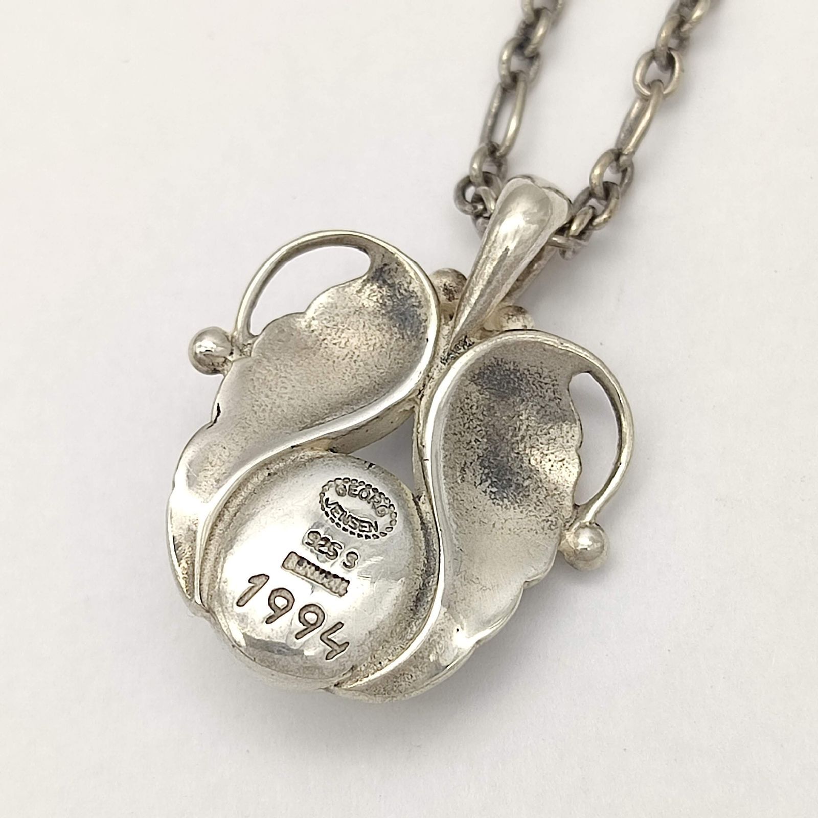 美品】Georg Jensen ジョージジェンセン イヤーペンダント 1994