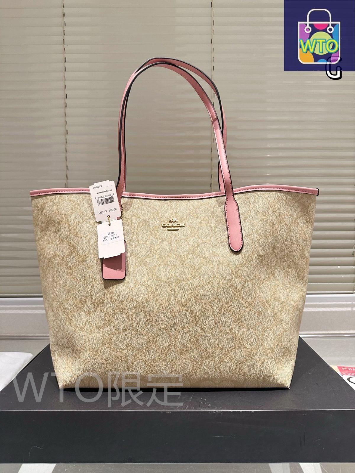 今日WTO】COACH City Tote Bag コーチ シティ トートバッグ 32cm