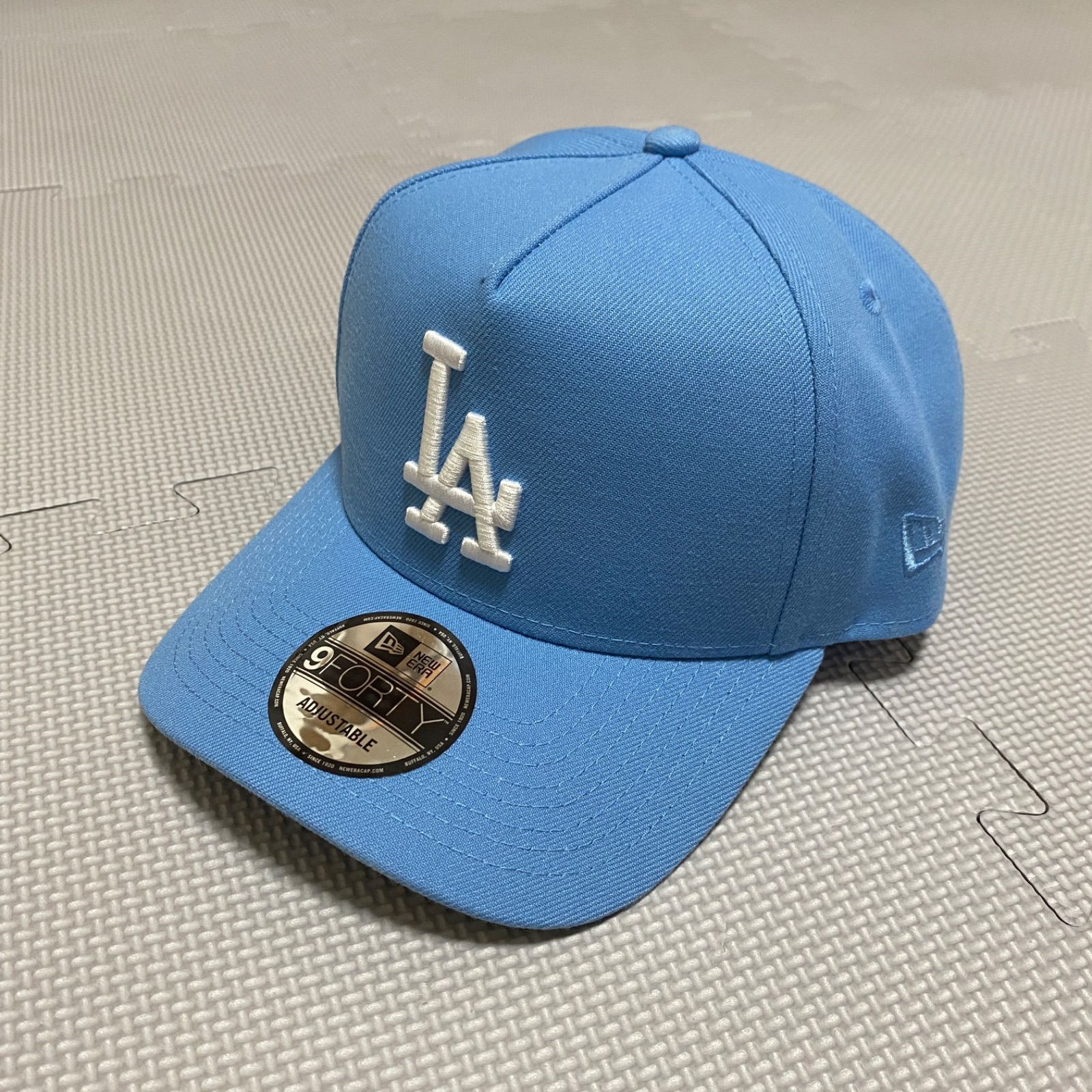 【海外限定モデル】 NEWERA ドジャース スカイブルー スナップバック ① NEW ERA - 海外カスタム ロサンゼルス ドジャース ニューエラ