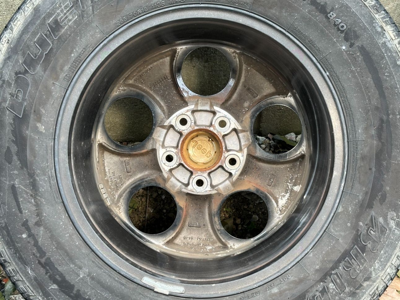 T*a様 ラングラー　アンリミテッド　純正ホイール　255/70R18 oldgear-chiba_231022s-7544-255