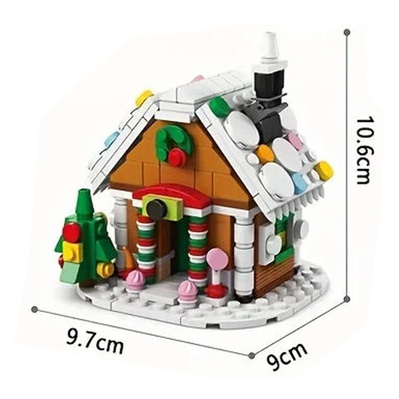 8967-2 ツリーと雪小屋 ブロック 互換 キット 互換品 シティ