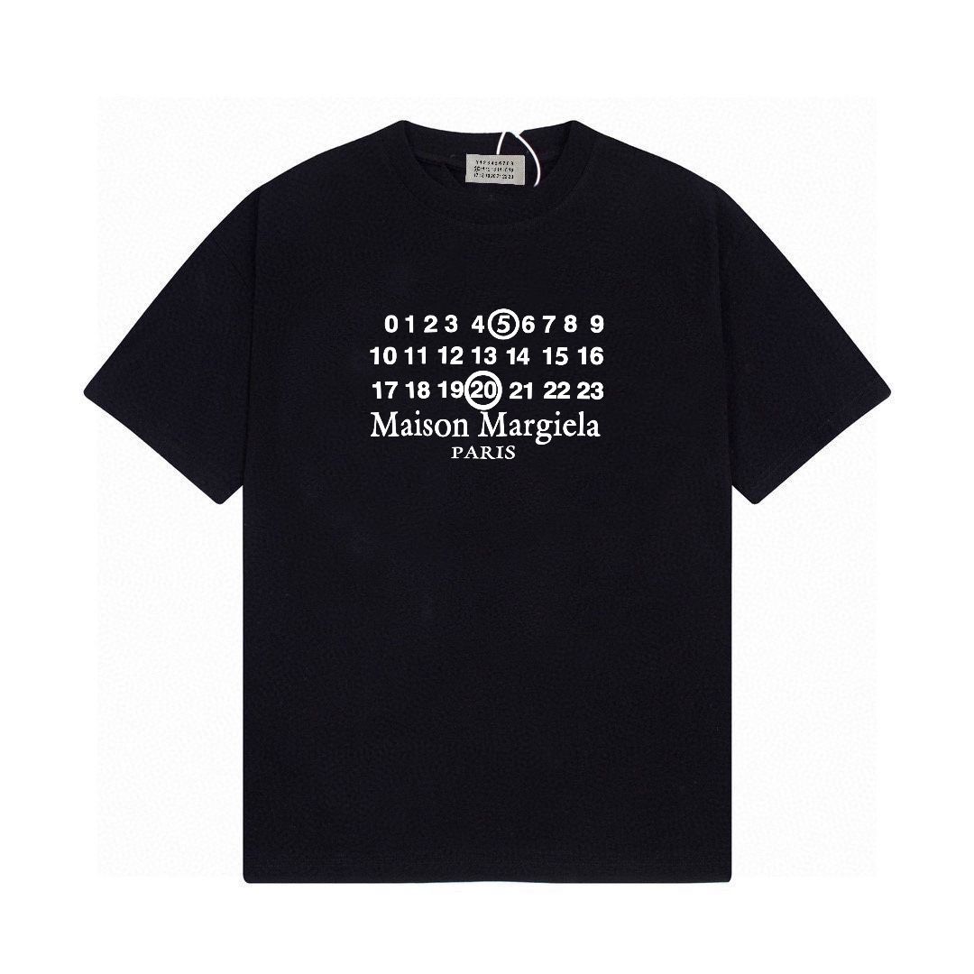 Maison Margiela Tシャツ 【マルジェラ】 MAISON MARGIELA マルジェラ 数字刺繍ロゴ Tシャツ M