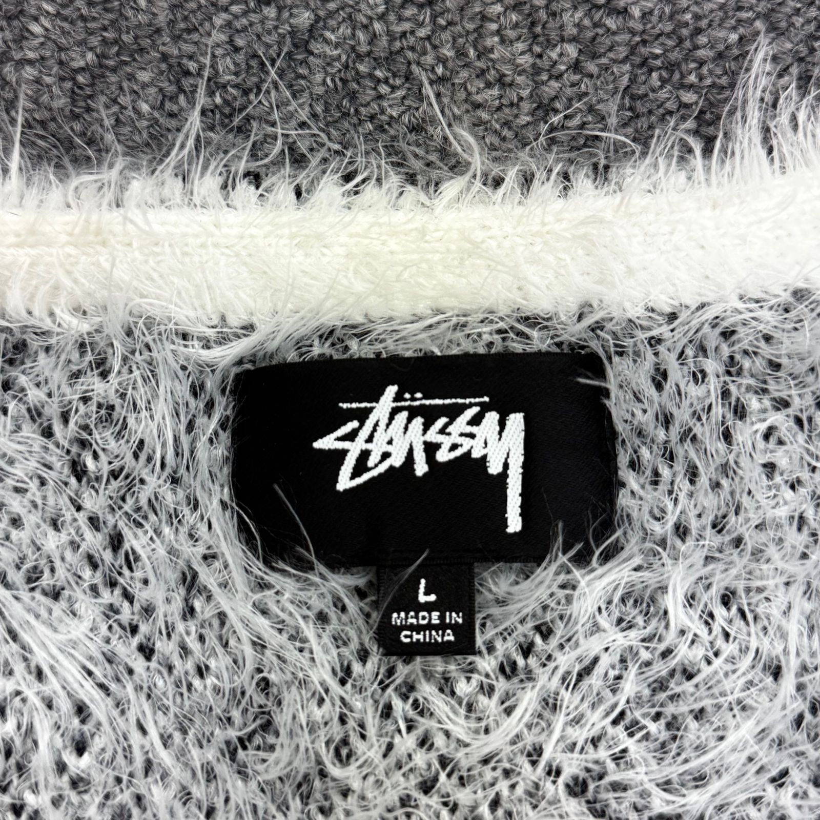 Stussy Hairy Plaid Cardigan ヘアリープレイドチェックカーディガン 