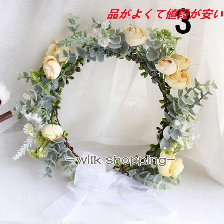 【R/EN○R】花冠 オーダー品 ウェディング 花冠（花かんむり）オーダーメイド♪ ご参考画像一覧になります