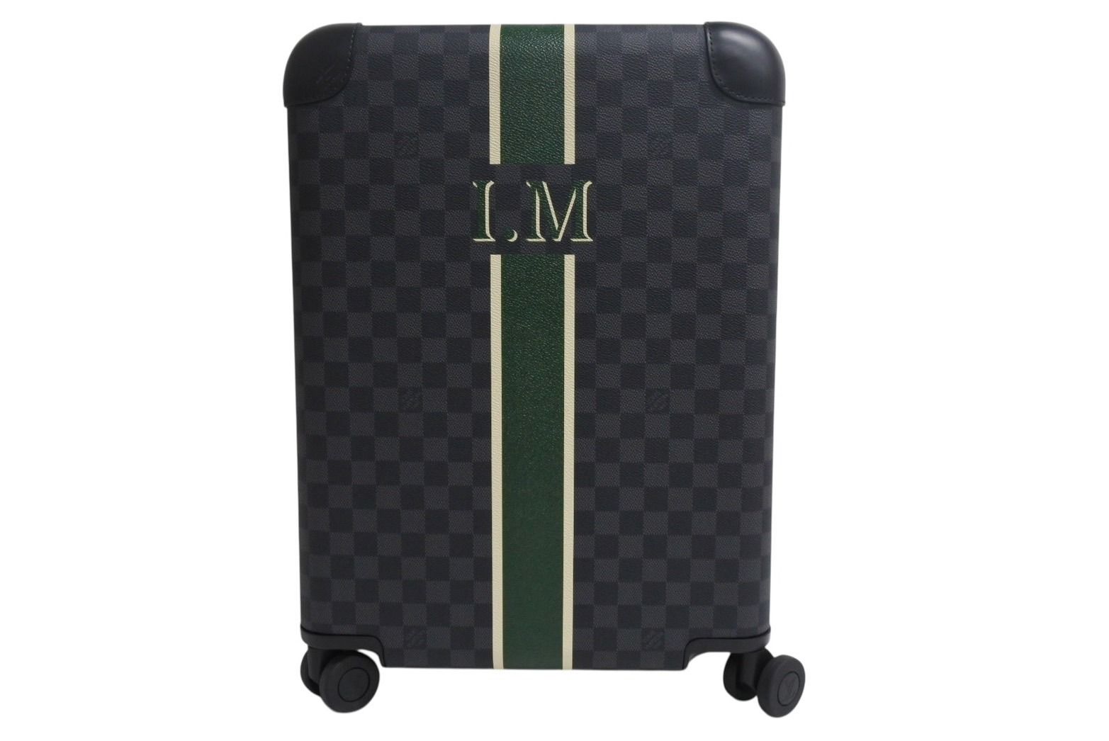 ★最終価格【5od4517-h】ルイヴィトン キャリーバッグ ダミエ・グラフィット ホライゾン50 N23210  ブラック グレー シルバー【中古】メンズ 5od4517-h】ルイヴィトン キャリーバッグ ダミエ・グラフィット