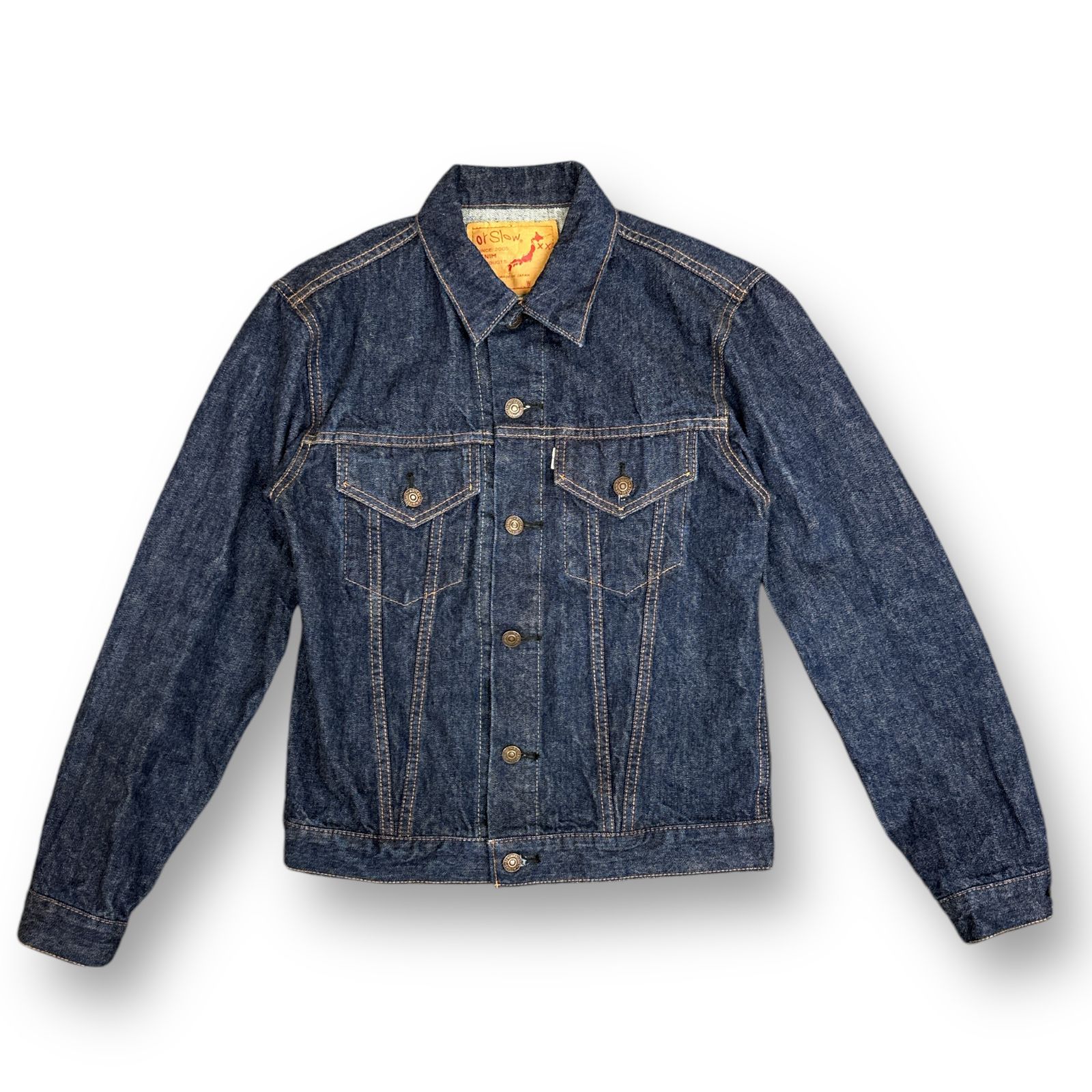 【タグ付き】orSlow 60's 3rd type デニムジャケット S orSlow 3rd type 60's DENIM JACKET ワンウォッシュ デニム