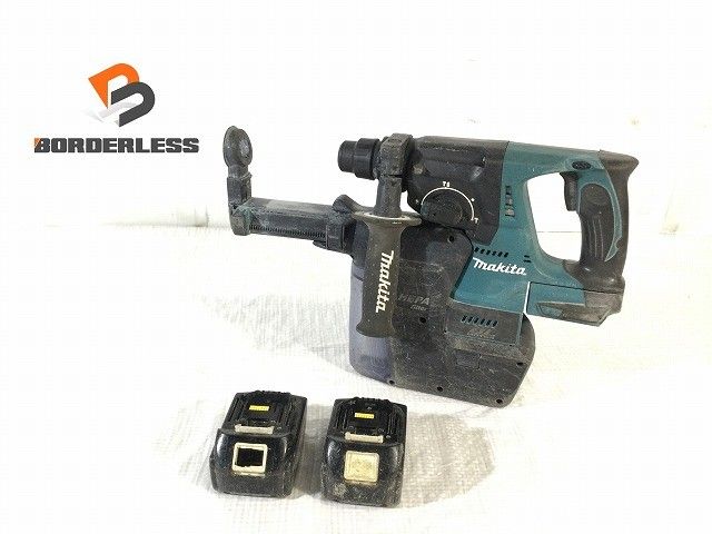 品 オマケ付♪ makita マキタ 18V 24ｍｍ 充電式ハンマドリル HR244D 青|ブルー 集じんシステム DX01 コメント必読