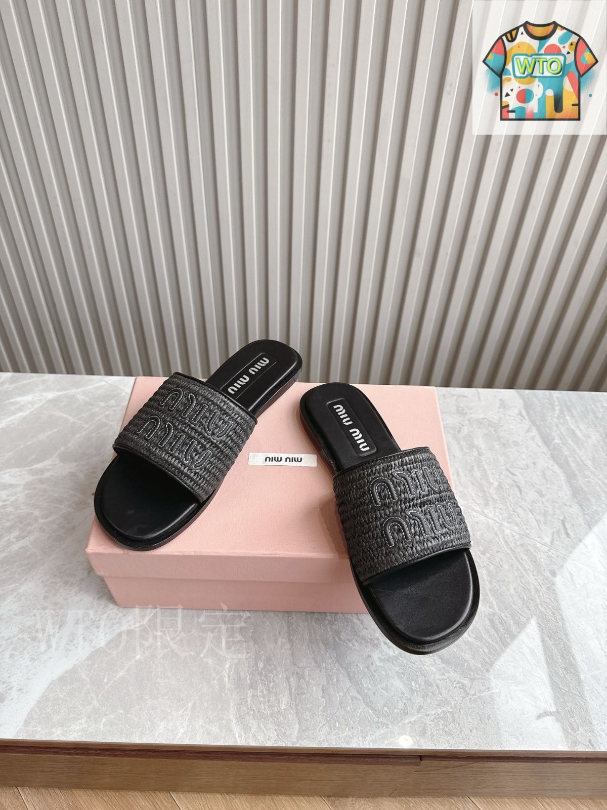新品未使用 ♡ miu miu サンダル お得なまとめ売り miu MIU ミュウミュウ サンダル シューズ スライドサンダル